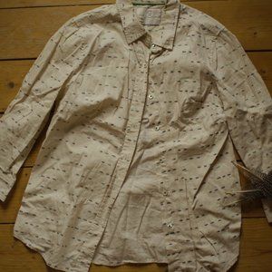 Anthropologie Ant Print blouse